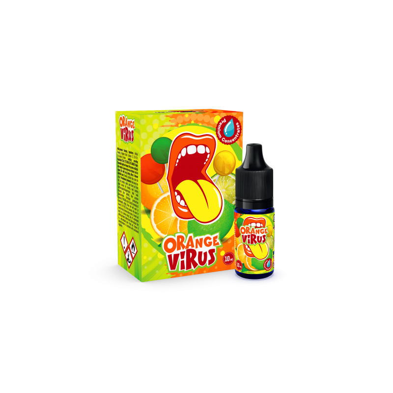 Orange Virus - Narancs, lime nyalóka - Big Mouth e-cigaretta aroma 10ml