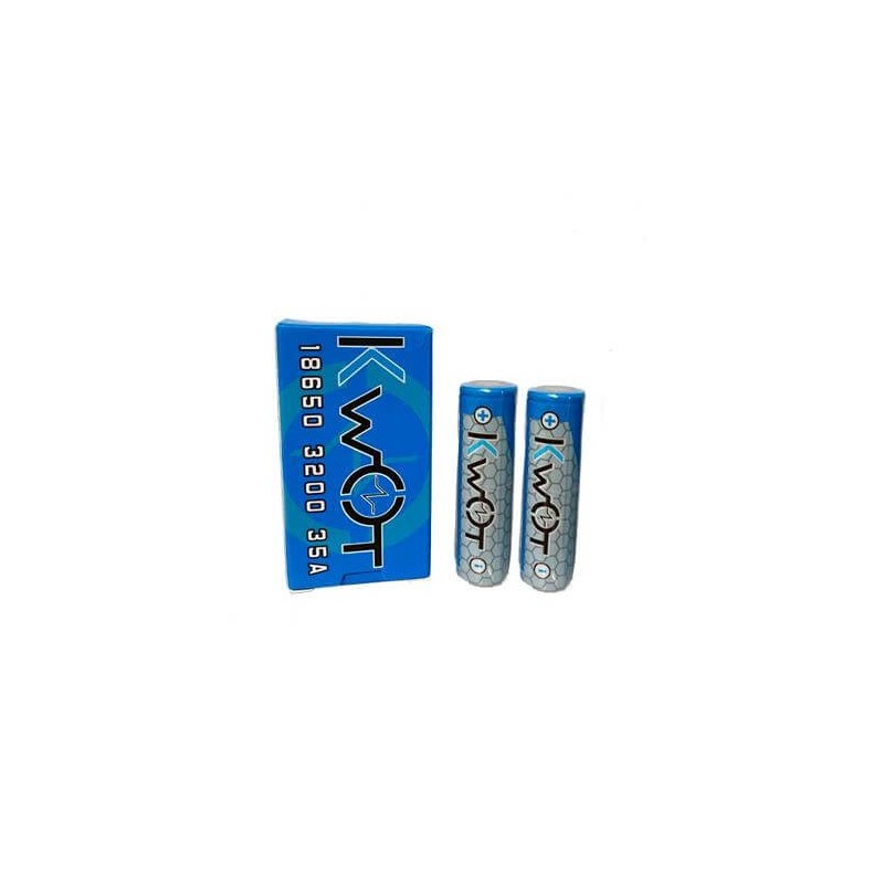 Kwot IMR 18650 3200mAh 35A akkumulátor DUO PACK