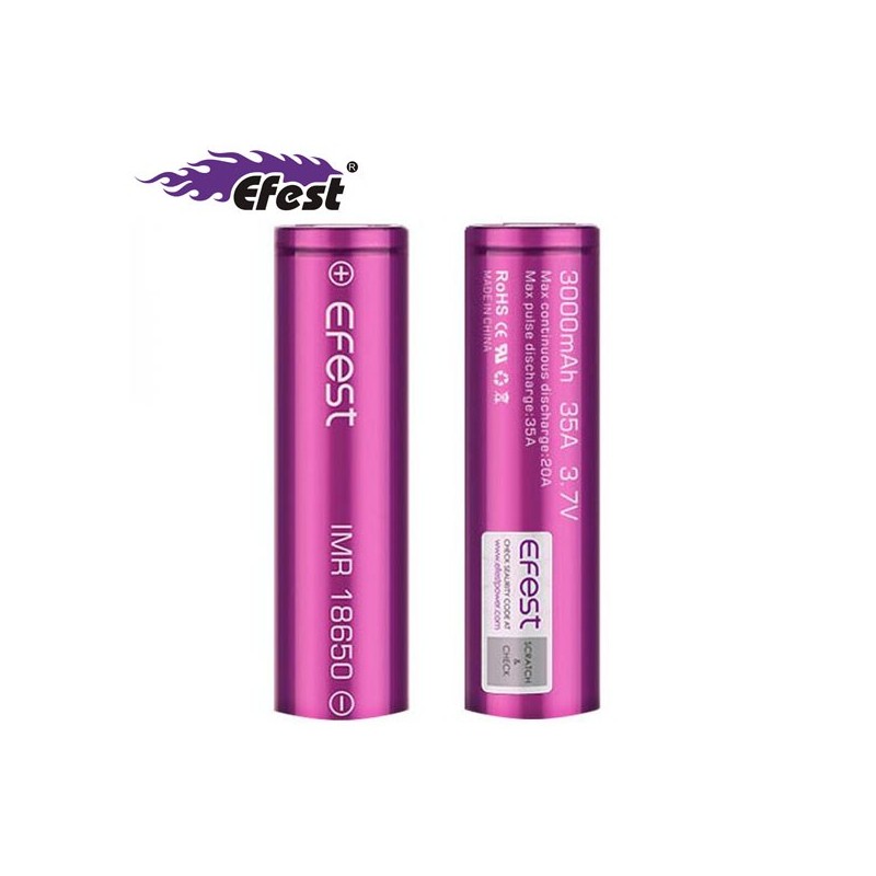 EFEST 18650 AKKUMULÁTOR 3000 MAH, 35A DUO PACK